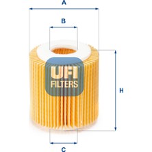 Ufi Ufı 25.056.00 Yag Filtresi