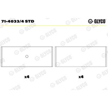 Glyco Gly 71-4033/4 Std Kol Yatak