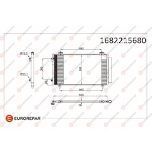Eurorepar 1682215680 Radyator