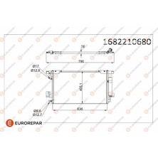 Eurorepar 1682210680 Radyator