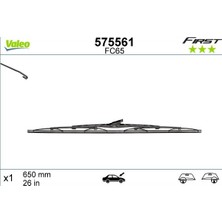 Valeo Val 575561 Silecek Süpürgesi