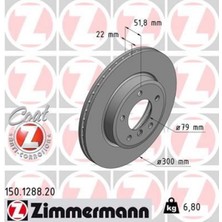 Zimmermann Depomix Fren Diski On Bmw E46 99 04