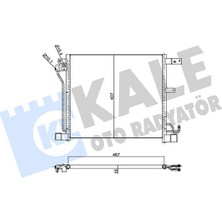 Kale Kal 343165 Klima Radyatörü