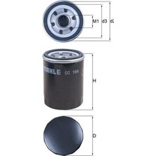 Mahle Mhl OC194 Yag Filtresi