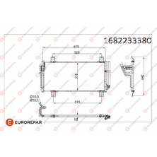 Eurorepar 1682233380 Radyator