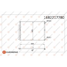 Eurorepar 1682217780 Radyator