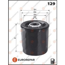 Eurorepar 1611657980 Yakit Filtresi