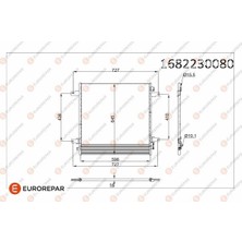 Eurorepar 1682230080 Radyator