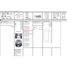 FEDERAL Fm 87-72773 Std Piston+Segman