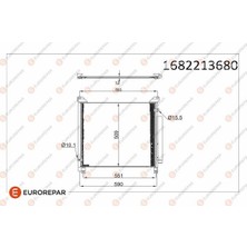Eurorepar 1682213680 Radyator