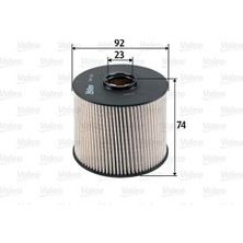 Valeo Val 587927 Yakit Filtresi