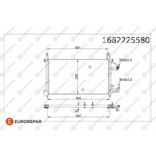 Eurorepar 1682225580 Radyator