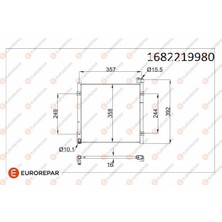 Eurorepar 1682219980 Radyator