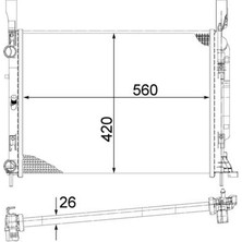 Behr Bhr Cr 1156 000S Su Radyatörü