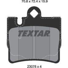 Textar Tx 2307801 Fren Balatasi Arka