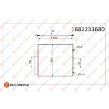Eurorepar 1682233680 Radyator
