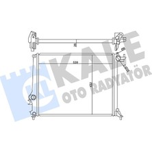 Kale Depomix Motor Su Radyatörü Grand Scenic Iv 15 Megane Iv 15 Scenic Iv 15 1.2 Tce 1.3 Tce 1.5dci 539X446X27