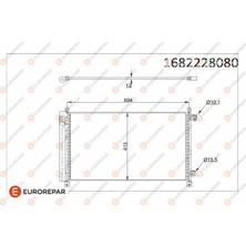 Eurorepar 1682228080 Radyator