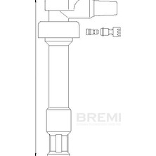 BREMI Brm 13246/5 Buji Basligi 4'lü Paket