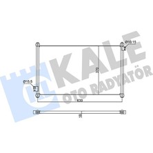 Kale Kal 350595 Klima Radyatörü