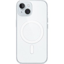 3gen Case iPhone 15 Uyumlu Animasyonlu Kablosuz Şarj Destekli Premium Şeffaf Sert Silikon