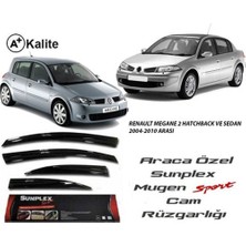 Beyaz Sps 07 Renault Megane 2 Sd 2003-2008 Mugen Cam Rüzgarlği