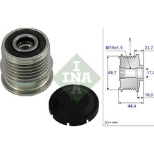 Ina 535 0011 10 Alternatör Kasnagi