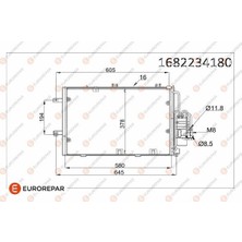 Eurorepar 1682234180 Radyator