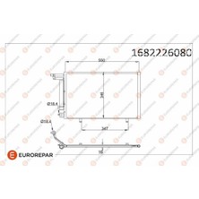 Eurorepar 1682226080 Klima Radyatörü