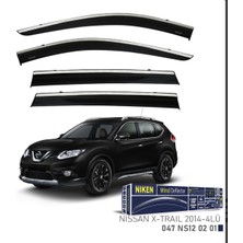 Çelik Oto GPCLKA334 Chrome Cam Rüzgarliği X-Trai̇l 2014- Niken