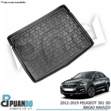 Puando P48476 2012-2019 Peugeot 301 Sd Bagaj Havuzu