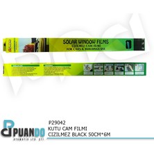 Puando P29042 Kutu Cam Filmi Cizilmez Black 50CM*6M