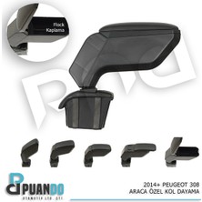 Puando P17532 2014+ Peugeot 308 Araca Ozel Kol Dayama Siyah