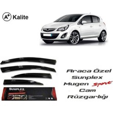 Beyaz Sps 71 Opel Corsa D ve E Mugen Cam Rüzgarliği 2007-20164PRÇ