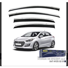 Çelik Oto GPCLKA775 Chrome Cam Rüzgarliği I-30 2013- Niken