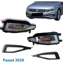 Çelik Oto GPCLKA342 Krom Si̇s Far Kaşi Passat B 8,5