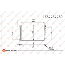 Eurorepar 1682232280 Klima Radyatörü