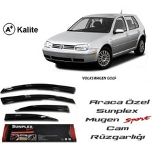 Beyaz Sps 107 Vw Golf 4 (1997-2003) Mugen Cam Rüzgarliği