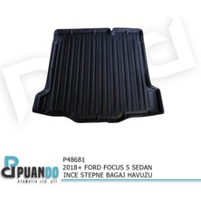 Puando P48681 2018+ Ford Focus 5 Sedan Ince Stepne Bagaj Havuzu