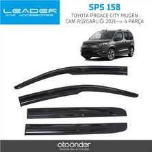Beyaz Sps 158 Toyota Proace City Mugen Cam Rüzgarliği 4lü 2021-