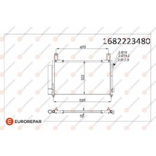 Eurorepar 1682223480 Radyator