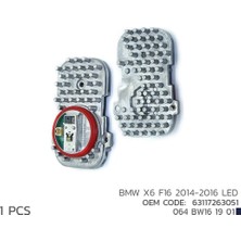 064 BW16 19 01 Niken Bmw X6 Seri F16 2014-2016 LED Modül 63117263051