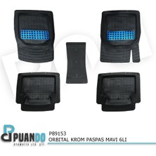 Puando P89153 Orbital Krom Paspas Mavi 6li