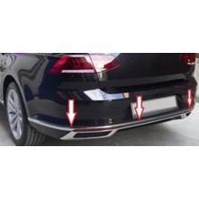 Çelik Oto GPCLKB015 Krom Passat B8.5 Arka Tampon Çitasi