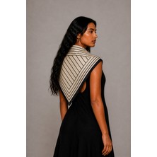 Nazzain Geometrik Desenli Fular Bandana