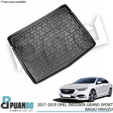 Puando P48459 2017-2019 Opel Insignia G.sport Cepsiz Bagaj Havuz
