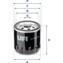 Ufi Ufı 23.628.00 Yag Filtresi