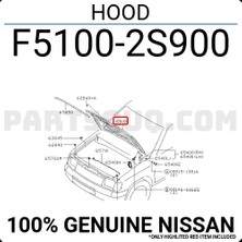TŞT Nissan Pıckup D22 Motor Kaputu 1997-2001 (Oem No:  F51002S900)