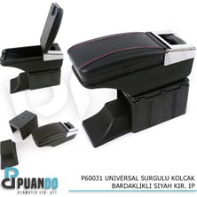 Puando P60031 Universal Surgulu Kolcak Bardaklikli Siyah Kir. Ip