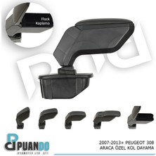 Puando P17517 2007-2013 Peugeot 308 Araca Ozel Kol Dayama Siyah